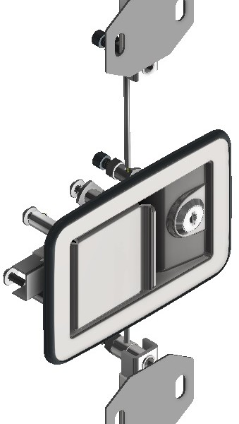 Cerradura de pestillo en extremo | Decaroli